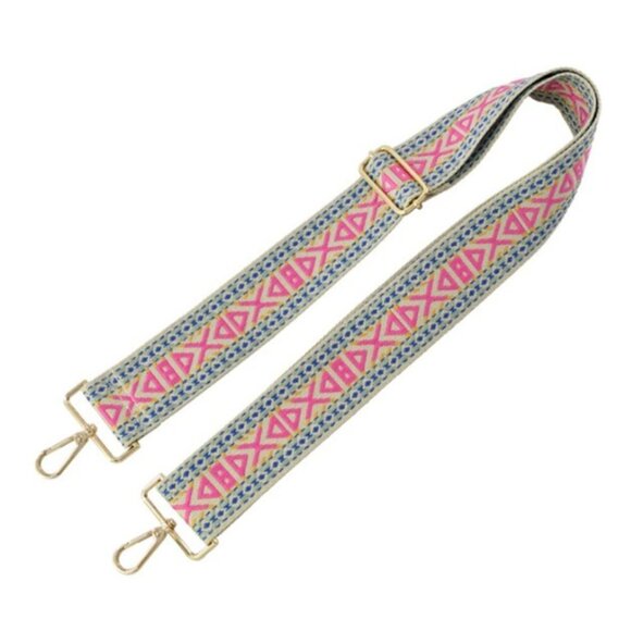 Alba Unisex 2" Wide Aztec Tribal Pattern Guitar Strap - Picture 1 of 8